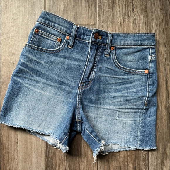 Madewell High Rise Denim Shorts - Picture 2 of 7